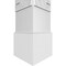 Ekena Millwork Craftsman Classic Square Non-Tapered Pueblo Fretwork Column w/ Standard Capital & Standard Base CC0809ENPBLCSCS - alternate 2